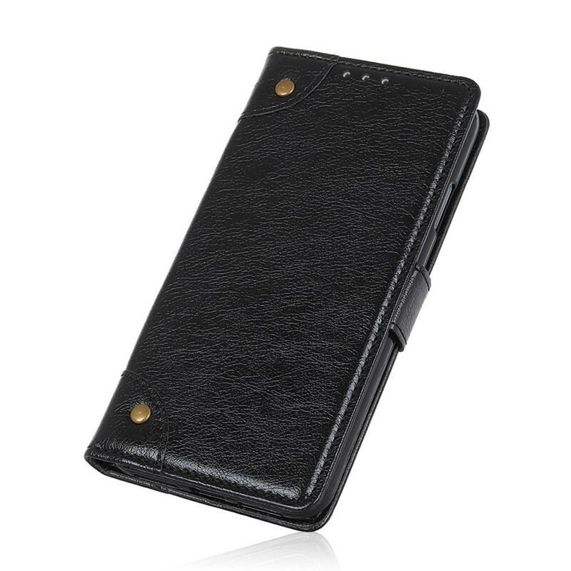 Flip Cover Samsung Galaxy M12 / A12 Antik Nappa Lædereffekt