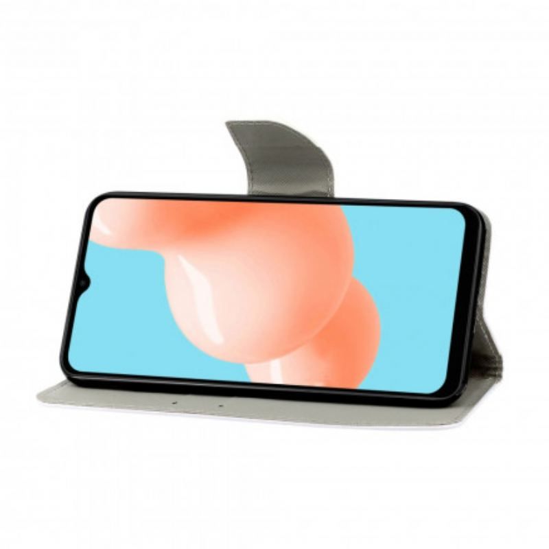 Flip Cover Samsung Galaxy M12 / A12 Marmor Med Snor