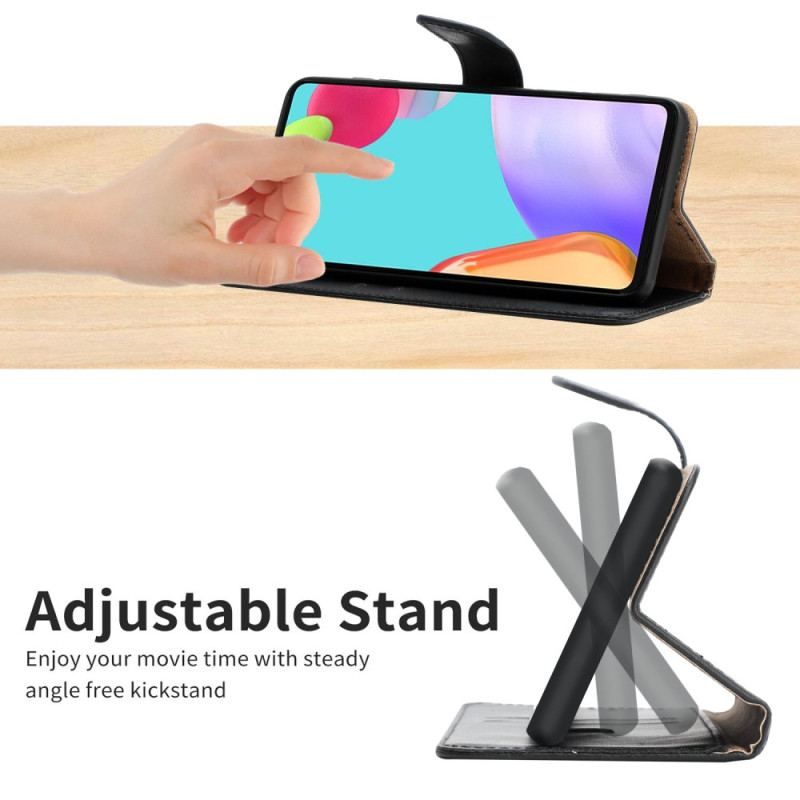 Flip Cover Samsung Galaxy M13 Ægte Nappa Læder