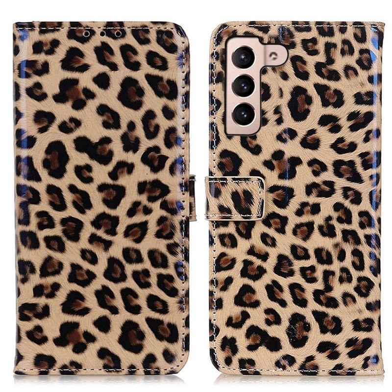 Flip Cover Samsung Galaxy S22 5G Leopard