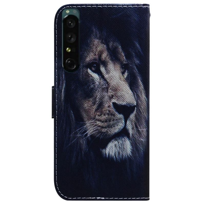 Flip Cover Sony Xperia 1 IV Drømme-løve