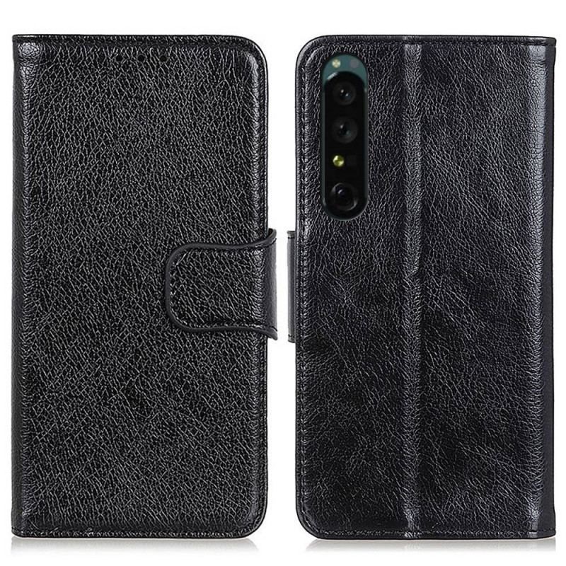 Flip Cover Sony Xperia 1 IV Split Nappa Læder