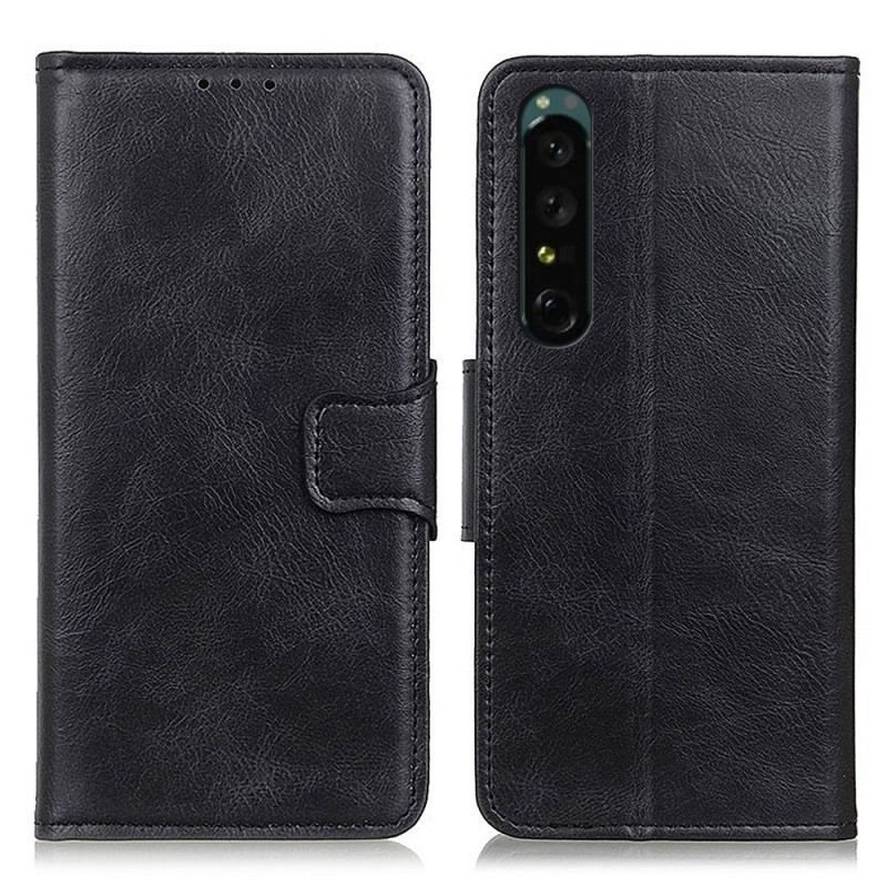 Flip Cover Sony Xperia 1 IV Stil Læderlås Vendbar