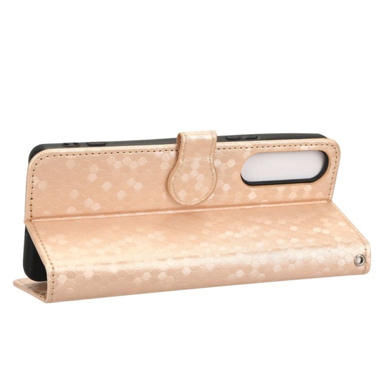 Flip Cover Sony Xperia 5 IV Med Snor 3d Strappy Design