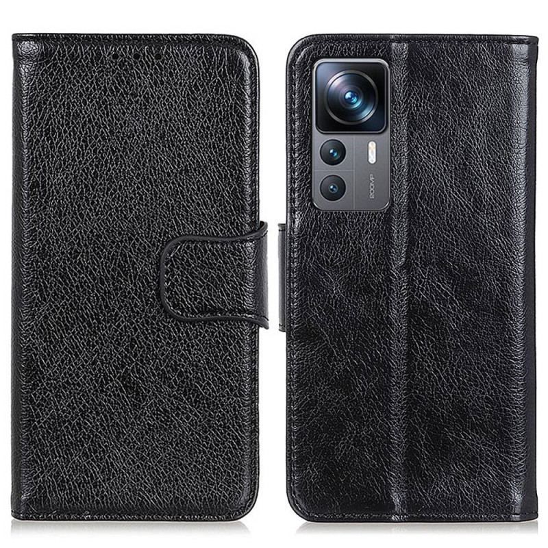 Flip Cover Xiaomi 12T / 12T Pro Split Nappa Læder