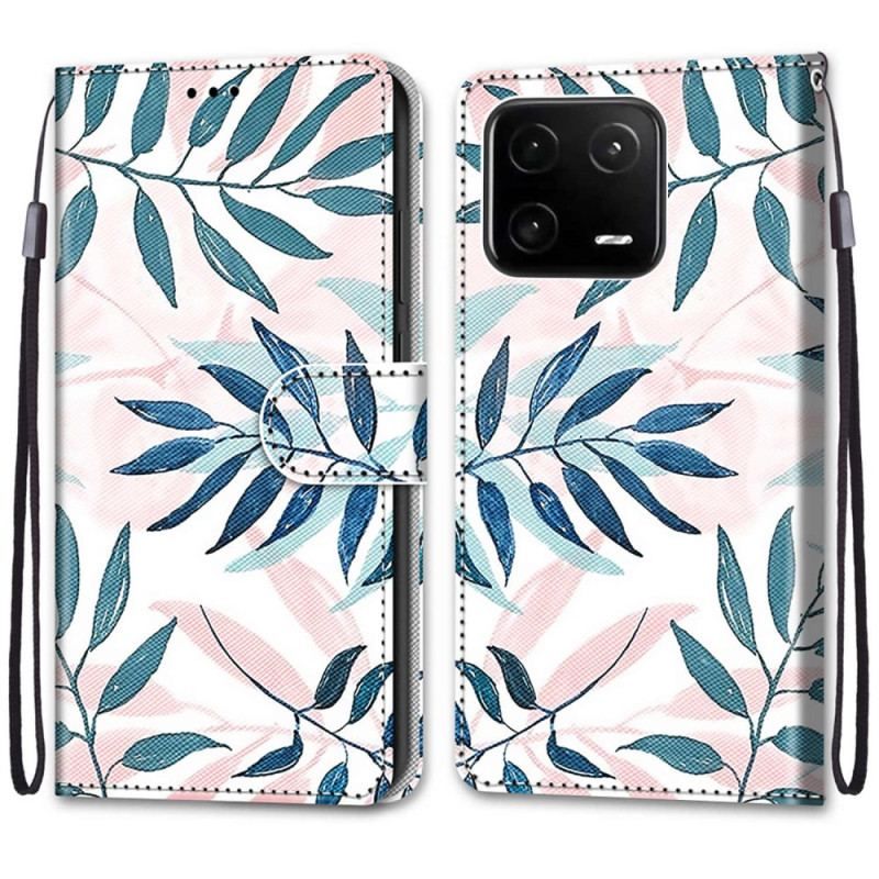 Flip Cover Xiaomi 13 Pro Grafik Med Lanyard