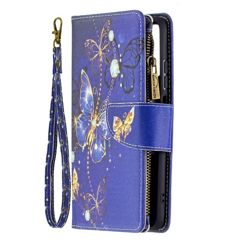 Flip Cover Xiaomi Redmi Note 10 / 10S Sommerfugle Lynlåslomme