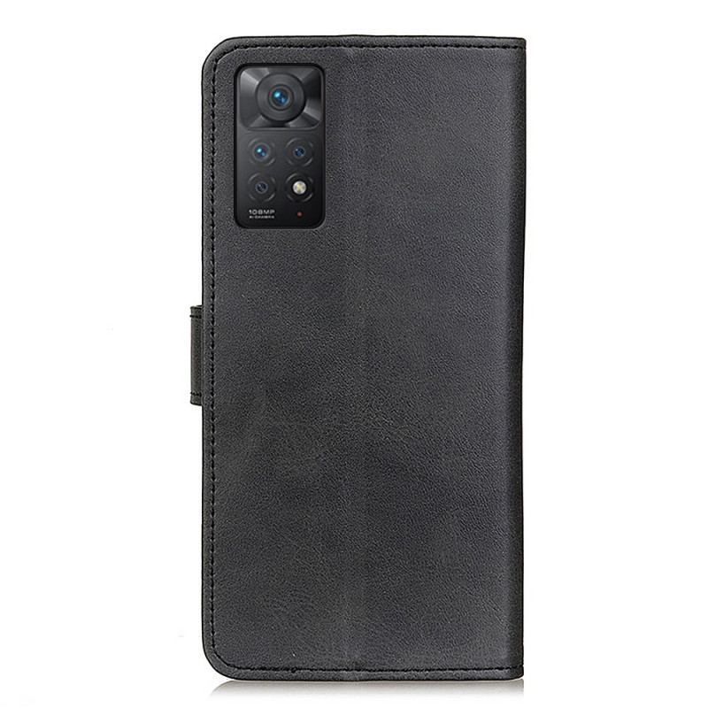 Flip Cover Xiaomi Redmi Note 11 Pro / 11 Pro 5G Retro Mat Lædereffekt