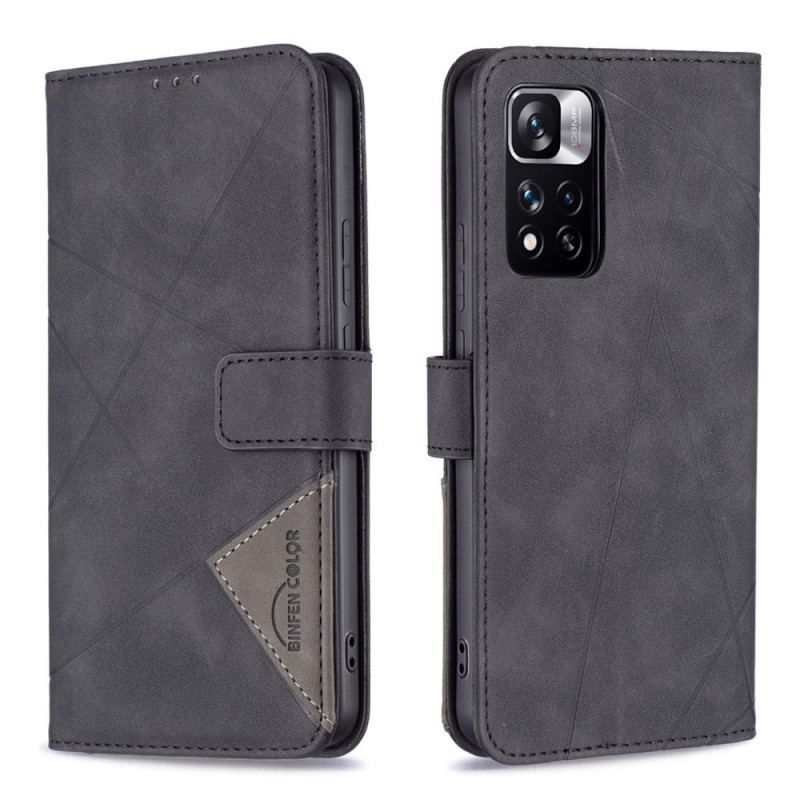 Flip Cover Xiaomi Redmi Note 11 Pro Plus 5G Binfen Farvetrekanter