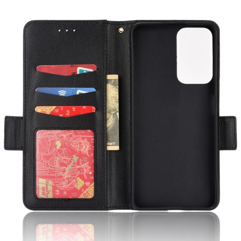 Flip Cover Xiaomi Redmi Note 11 Pro Plus 5G Litchi Læder Dobbeltlås