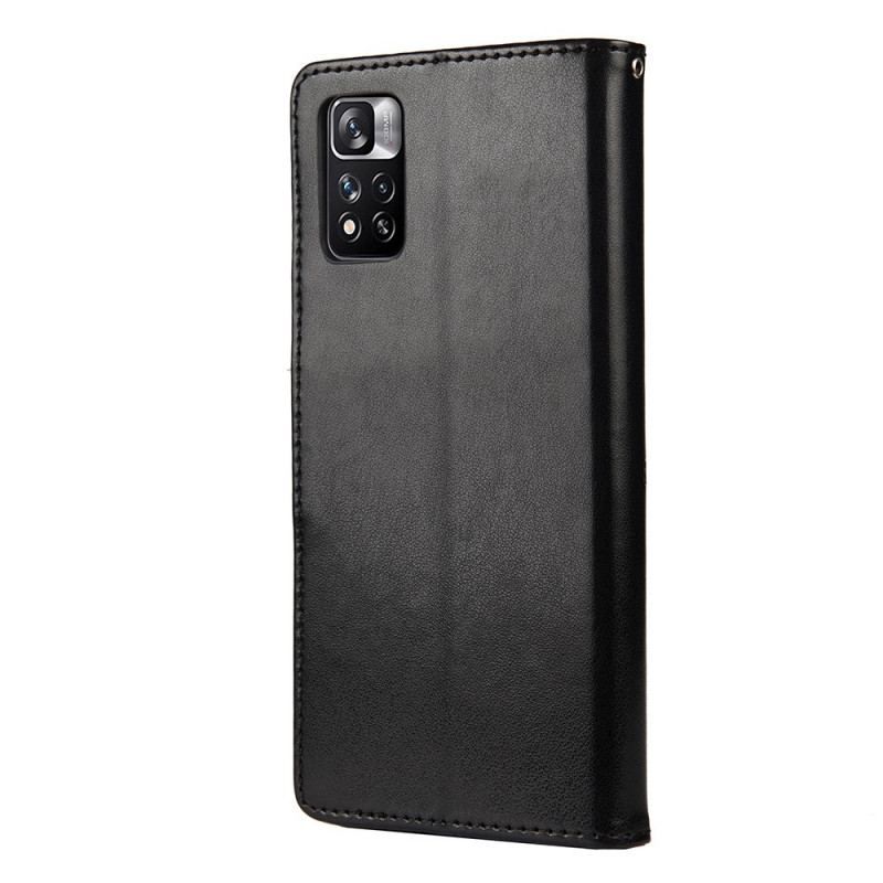 Flip Cover Xiaomi Redmi Note 11 Pro Plus 5G Sommerfugle Og Blomster