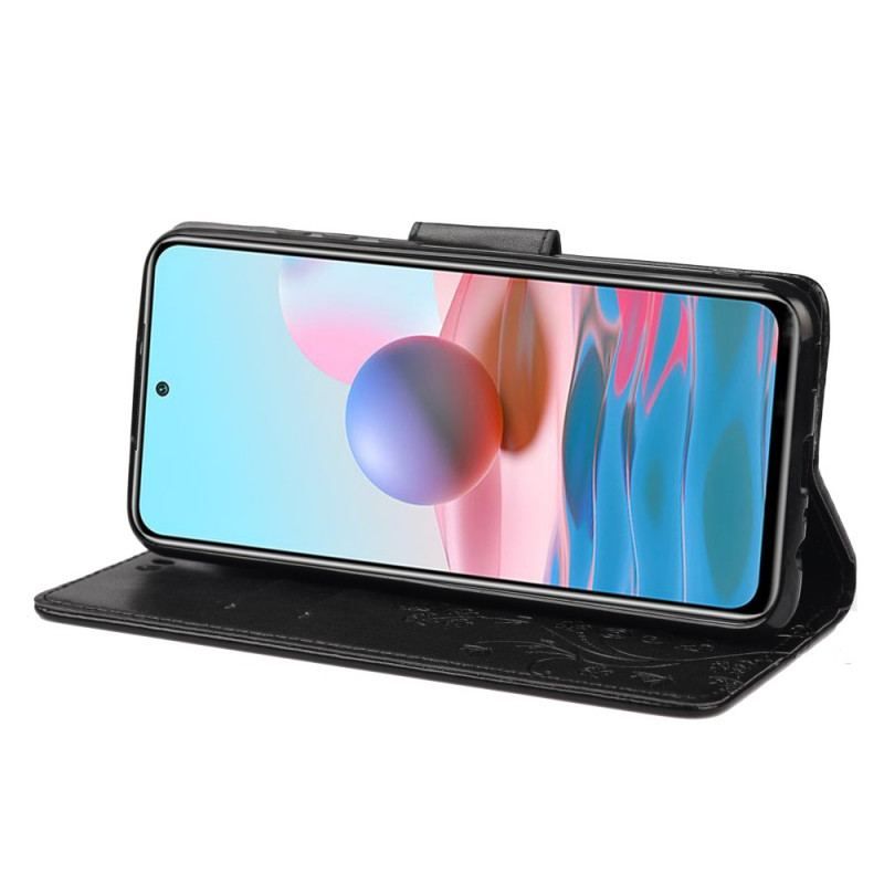 Flip Cover Xiaomi Redmi Note 11 Pro Plus 5G Sommerfugle Og Blomster