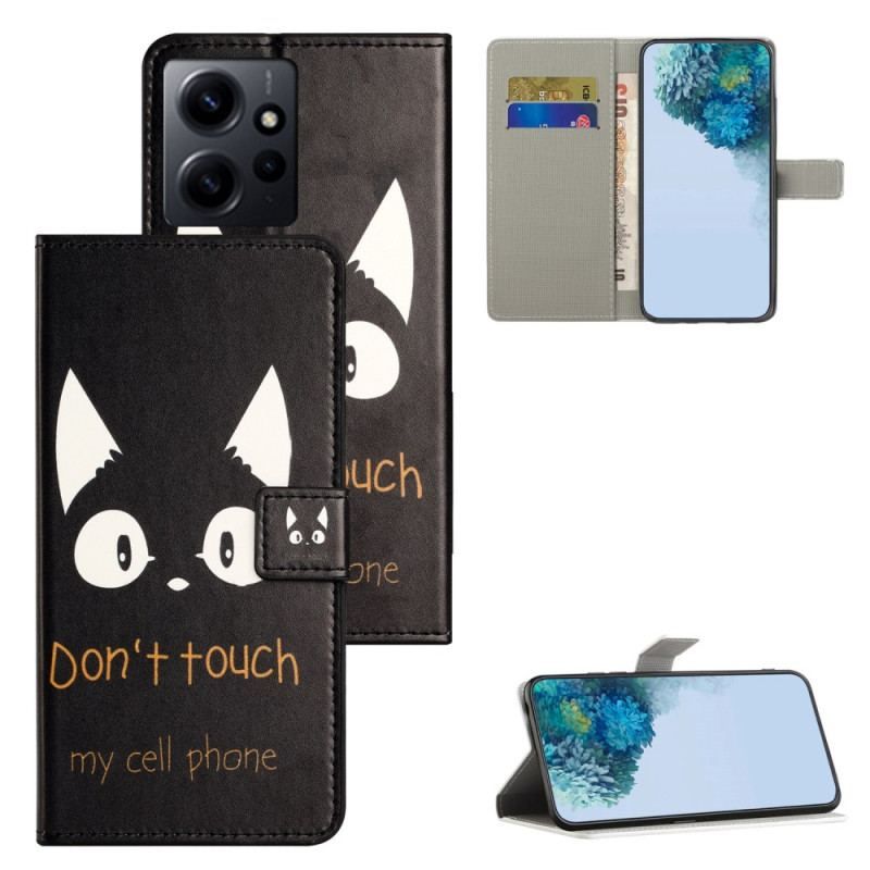 Flip Cover Xiaomi Redmi Note 12 4G Rør Ikke Ved Min Mobiltelefon