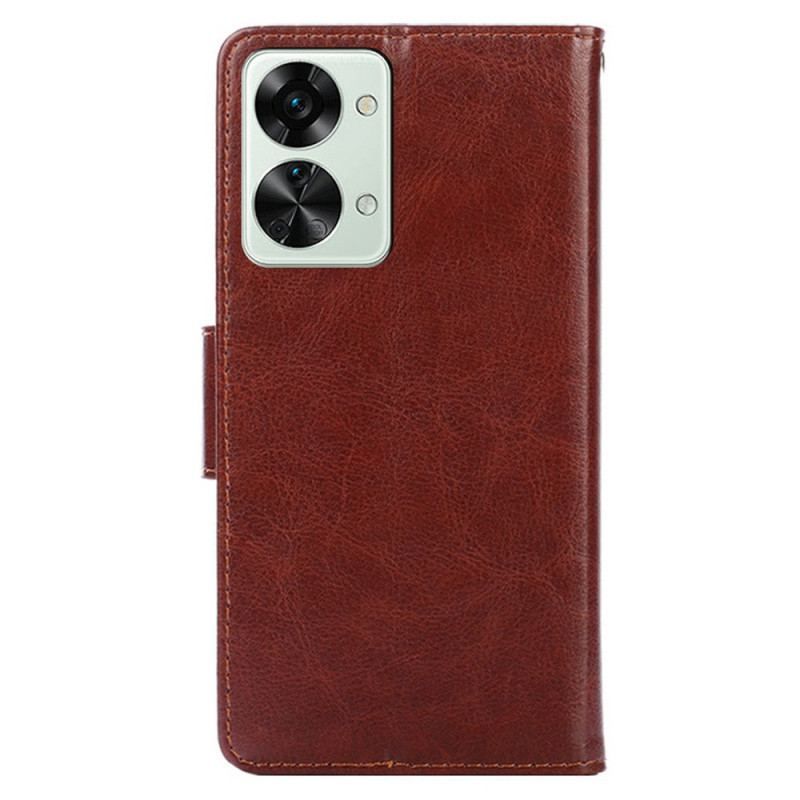 Læder Cover OnePlus Nord 2T 5G Vintage Kunstlæder