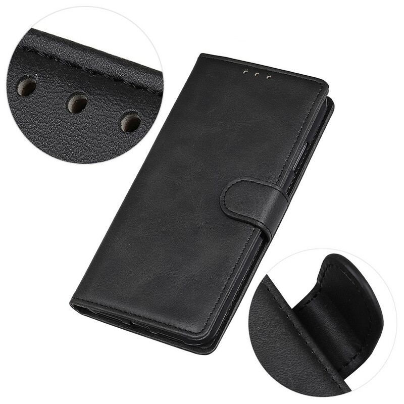 Læder Cover Oppo Find X3 Pro Mat Vintage Lædereffekt