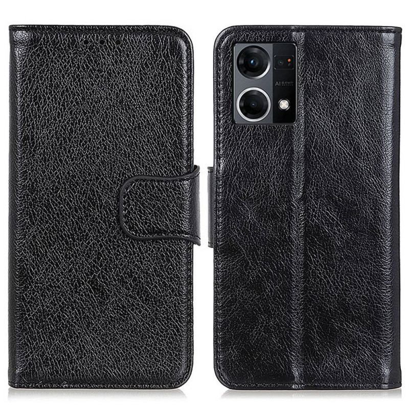 Læder Cover Oppo Reno 7 Nappa Split Læder