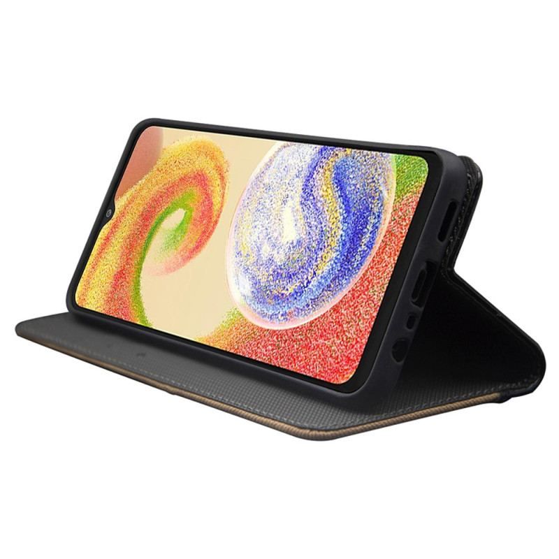Læder Cover Samsung Galaxy A54 5G Tofarvet Idewei