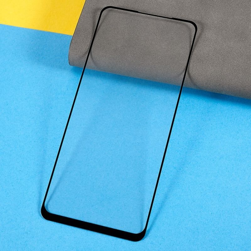 Sort Contour Hærdet Glasbeskyttelse Til Oppo Reno 8 Lite